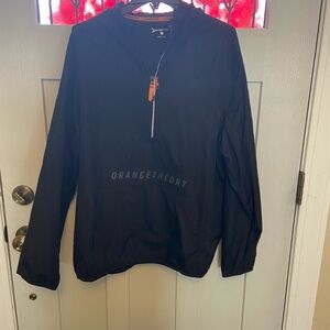 NWOT Orangetheory Black and Orange Zip-Up Jacket XL